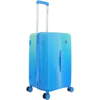 Saxoline - Twist Trunk | Harde Koffer / Trolley / Reiskoffer - M - Blauw - Blauw / Medium