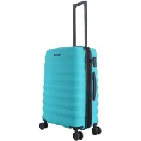 Saxoline - Flow | Harde koffer / Reiskoffer - 61L - Medium - Turkoois - Turkoois / Medium