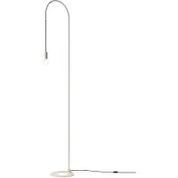 Zafferano - Filo staande lamp, 200° draaibaar, gelakt metaal, E27-gloeilamp max. 60 W inbegrepen, H 231 cm - Wit
