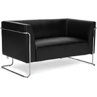 Hjh OFFICE CURACAO | 2-Zits - Lounge bank / sofa Zwart