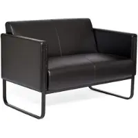 Hjh OFFICE BALI BLACK | 2-Zits - Lounge bank / sofa Zwart