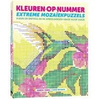 Uitgeverij MUS Kleuren op nummer extreme mozaïekpuzzels Kleurboek