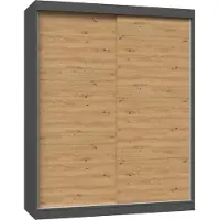Top E Shop Kledingkast Iga 160/B ANTRACIET ARTISAN