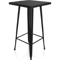 Hjh OFFICE VANTAGGIO HIGH T | Bartafel - Accessoires Zwart