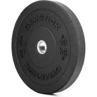 Gymstick Hi-impact 10kg Olympic Bumper Plate Zwart 10 kg