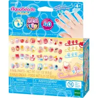 AquaBeads Perlenset - Nagelstudio - Hearts & Ribbons Nail Refill - - One Size - Kreatives Spielset