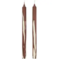 Ferm Living Dryp Kaarsen - Set of 2 Tea Green