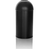 Hjh OFFICE Afvalbak / vuilnisbak CLEAN OR 50L zwart