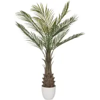 Hjh OFFICE Kunstplant/kunstboom DRACAENA Palme 120 cm groen