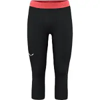 Salewa - Cristallo Warm AMR 3/4 Tight - Merino-ondergoed 48 - M, zwart