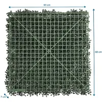 Hjh LIVING Plantmat / plantenwand / verticale tuin LEAFLUXE 1 50x50cm groen