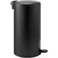 Hjh OFFICE Afvalbak / prullenbak CLEAN STEP 2 30 l zwart
