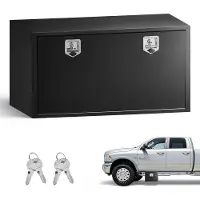 Vevor Truck Onderbouw Opbergbox 1219 x 609 x 609 mm Koudgewalst Staal Waterdichte Gereedschapskist met T-handgreep en Slot voor Vrachtwagens