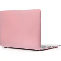 Mobigear Laptophoes geschikt voor Apple MacBook Air 11 Inch (2010-2016) Hoes Hardshell Laptopcover MacBook Case | Metallic - Roségoud - Model A1370 / A1465