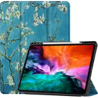 Mobigear Tri-Fold Bookcase voor Apple iPad Pro 12.9 (2022) - Amandelbloesem