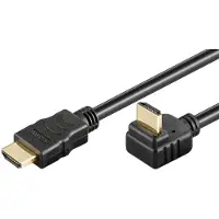 Goobay HDMI kabel - 90° haaks naar beneden - versie 1.4 (4K 30Hz) - 5 meter