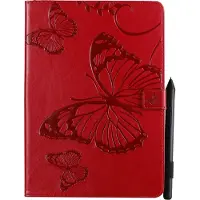 Mobigear Butterfly Bookcase voor Apple iPad 7 (2019) - Rood