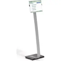 Durable Info Sign Vloerstandaard Vloer Aluminium, plexiglas 36,5 x 111 cm