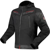 Ls2 Textil LS2 Zirconium waterdichte motorfietsjas, zwart/rood, maat L