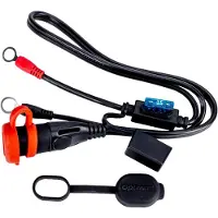 Optimate O-11 Accukabel met SAE Connector & 15A Zekering 50cm – Heavy Duty Permanente Accuaansluiting met M8/M10 Ringogen voor Auto, Motor & Boot