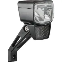 Axa Nxt 60 E‑bike Koplamp – LED Fietsverlichting – 60 Lux – 6–12 V Aansluiting – 80 m Lichtbundel – 4.500 m Zichtbaarheid – Geïntegreerde Reflector – Voorvork of Stuurbeugel