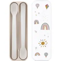 Mepal Set babylepel Mio 2 stuks - Sunshine & Rainbow