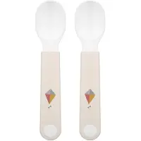 Mepal Set Oefenlepel - kinderbestek - Mio 2 stuks - Sunshine & Rainbow