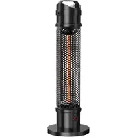 Alpina Heater Terrasverwarmer Elektrisch - Infrarood Verwarming met 360 Graden Warmteverdeling - Heaters Elektrisch IP44 Spatwaterdicht - Terrasverwarmer Infrarood 800W voor Binnen en Buiten