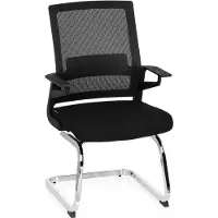 Hjh OFFICE INVENTOR V - Vergaderstoel / bezoekerstoel Zwart