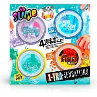 So Slime Slijmkanaalspeelgoed Set van 4 X-tra Sensations texturen