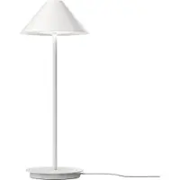 Louis Poulsen Design tafellamp Keglen, dimbaar, wit / opaal, Woon-/ Eetkamer, Aluminium, Design, tafellamp