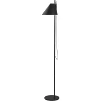 Louis Poulsen Design vloerlamp Yuh, dimbaar, zwart, Woon-/ Eetkamer, Aluminium, Design, vloerlamp