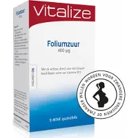 Vitalize Foliumzuur 400mcg Tabletten