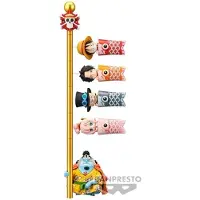 Banpresto One Piece verzamelbeeldje, Karp-vlag, gesorteerd, 6 cm, goud, één maat