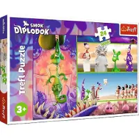 Trefl Puzzel 24 Maxi Nieuwsgierige Draak Diplodocus