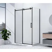 Gelco Dragon Black Rechthoekige douchecabine 120x90cm links/rechts-uitvoering