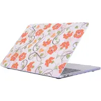 Mobigear Laptophoes geschikt voor Apple MacBook Pro 15 Inch (2016-2019) Hoes Hardshell Laptopcover MacBook Case | Flowers - Model 21 - Model A1707 / A1990