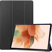 Mobigear Tri-Fold Bookcase voor Samsung Galaxy Tab S7 FE - Zwart