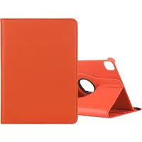 Mobigear Tablethoes geschikt voor Apple iPad Pro 11 Inch (2021) Hoes | DuoStand Draaibare Bookcase - Oranje