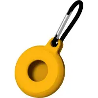 Mobigear Circle TPU Sleutelhanger voor Apple AirTag - Geel