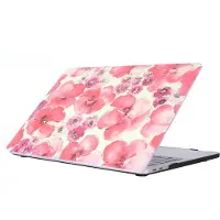 Mobigear Laptophoes geschikt voor Apple MacBook Pro 15 Inch (2016-2019) Hoes Hardshell Laptopcover MacBook Case | Flowers - Model 36 - Model A1707 / A1990
