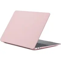Mobigear Laptophoes geschikt voor Apple MacBook Air 13 Inch (2018-2020) Hoes Hardshell Laptopcover MacBook Case | Matte - Pastelroze - Model A1932 / A2179 / A2337