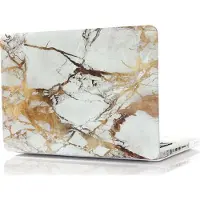Mobigear Laptophoes geschikt voor Apple MacBook Pro 13 Inch (2008-2012) Hoes Hardshell Laptopcover MacBook Case | Marble - Bruin - Model A1278