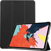 Mobigear Tablethoes geschikt voor Apple iPad Air 4 (2020) Hoes | Tri-Fold Bookcase - Zwart