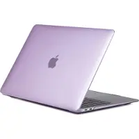 Mobigear Laptophoes geschikt voor Apple MacBook Air 13 Inch (2018-2020) Hoes Hardshell Laptopcover MacBook Case | Glossy - Paars - Model A1932 / A2179 / A2337