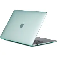 Mobigear Laptophoes geschikt voor Apple MacBook Air 13 Inch (2018-2020) Hoes Hardshell Laptopcover MacBook Case | Glossy - Groen - Model A1932 / A2179 / A2337