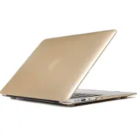 Mobigear Laptophoes geschikt voor Apple MacBook Air 13 Inch (2010-2019) Hoes Hardshell Laptopcover MacBook Case | Metallic - Goud - Model A1369 / A1466