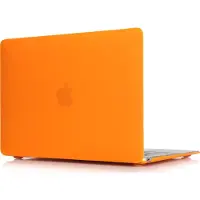 Mobigear Laptophoes geschikt voor Apple MacBook Air 11 Inch (2010-2016) Hoes Hardshell Laptopcover MacBook Case | Matte - Oranje - Model A1370 / A1465