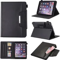 Mobigear Luxury Bookcase voor Apple iPad 8 (2020) - Zwart