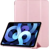 Mobigear Tri-Fold Bookcase voor Apple iPad Air 5 (2022) - Roségoud